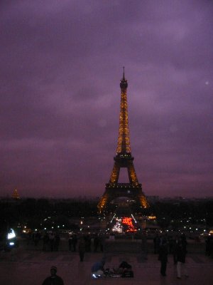 Eiffel Tower Evening.